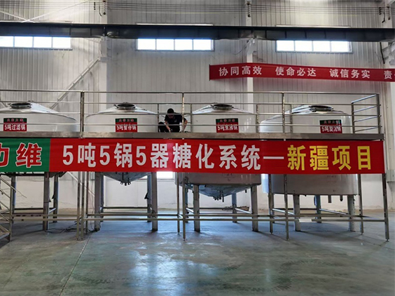 辉南精酿啤酒设备厂—5吨精酿啤酒设备—新疆项目